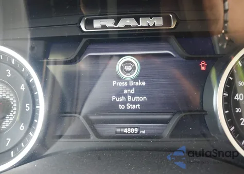 2025 Ram 2500 Big Horn 4X4 6'4 Box из США, поврежденный, VIN 3C6UR5DJ1SG522746